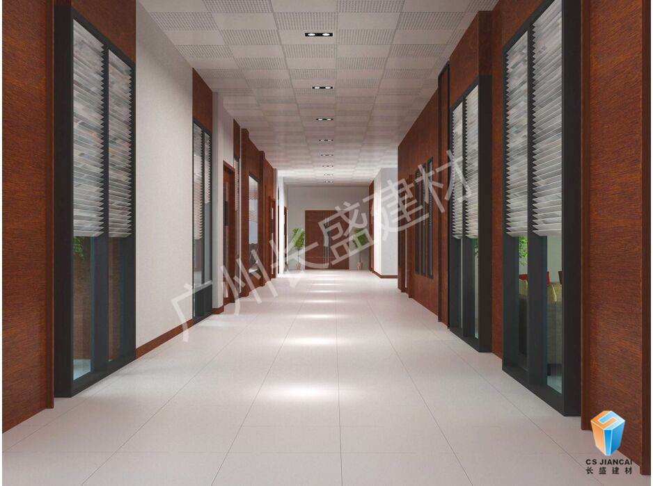 沖孔吸音鋁扣板走廊吊頂裝飾 沖孔吸音鋁扣板走廊吊頂裝飾