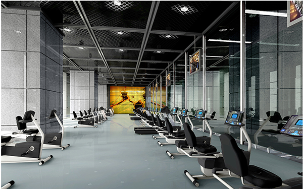 拉網(wǎng)鋁單板健身房吊頂 拉網(wǎng)鋁單板健身房吊頂