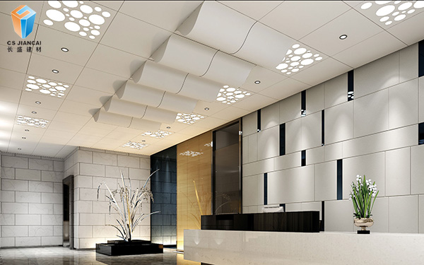 公共場所鏤空鋁單板吊頂效果 公共場所鏤空鋁單板吊頂效果