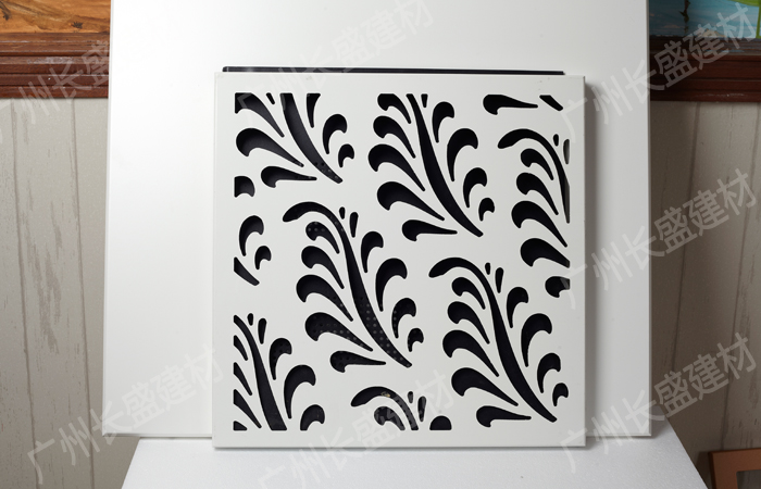 珠光白色雕花鋁單板 珠光白色雕花鋁單板